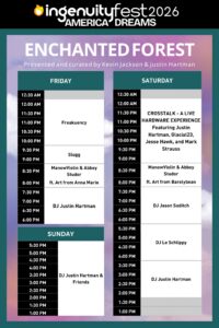 Enchanted Forest Stage Schedule