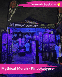 Mythical Merch - Pinpokalypse - IngenuityFest Vendor -
