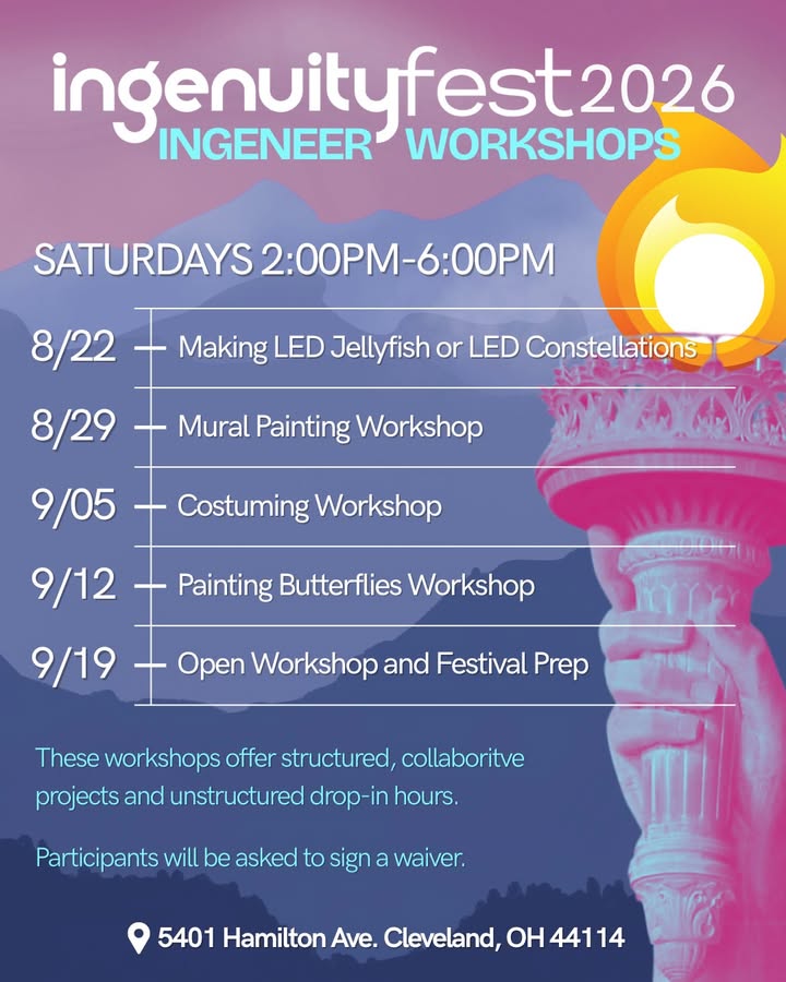Only 5 Saturdays until #IngenuityFest2026 😱 Join one of our guided workshops as we transform…