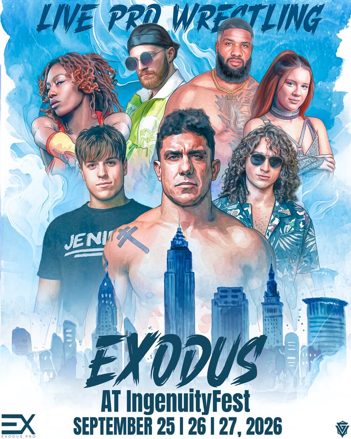 ‼️ A ticket to IngenuityFest is a ticket to see Exodus Pro Wrestling ‼️ We…